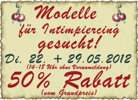 Piercing Modelle gesucht